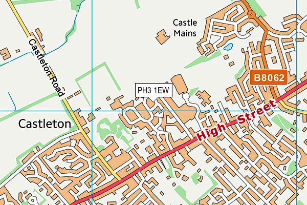 PH3 1EW map - OS VectorMap District (Ordnance Survey)