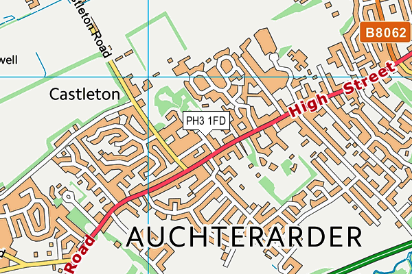 PH3 1FD map - OS VectorMap District (Ordnance Survey)