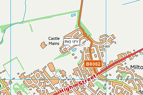 PH3 1FY map - OS VectorMap District (Ordnance Survey)