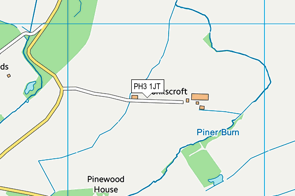 PH3 1JT map - OS VectorMap District (Ordnance Survey)