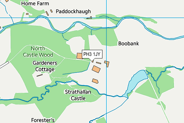 PH3 1JY map - OS VectorMap District (Ordnance Survey)