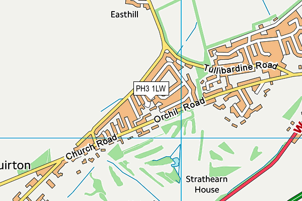 PH3 1LW map - OS VectorMap District (Ordnance Survey)