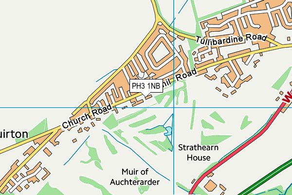 PH3 1NB map - OS VectorMap District (Ordnance Survey)