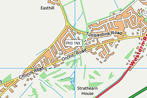 PH3 1NX map - OS VectorMap District (Ordnance Survey)