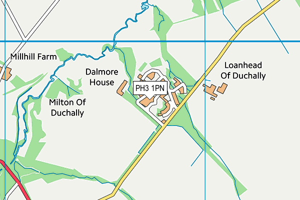 PH3 1PN map - OS VectorMap District (Ordnance Survey)