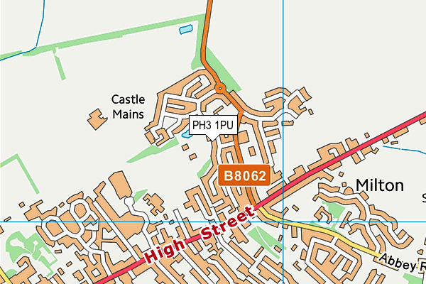 PH3 1PU map - OS VectorMap District (Ordnance Survey)