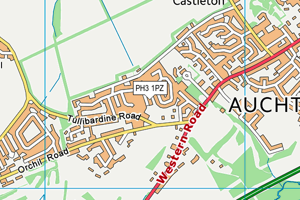 PH3 1PZ map - OS VectorMap District (Ordnance Survey)