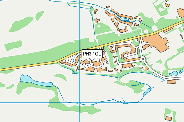 PH3 1QL map - OS VectorMap District (Ordnance Survey)