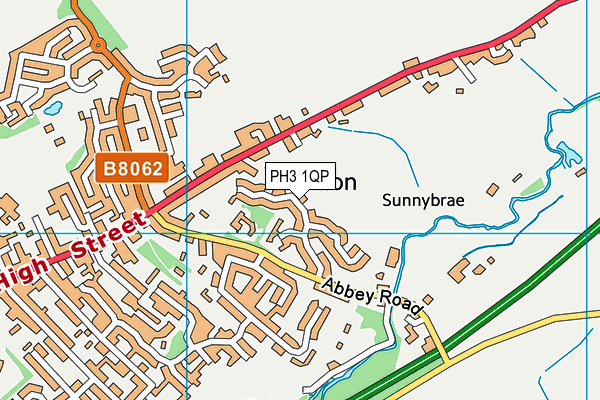 PH3 1QP map - OS VectorMap District (Ordnance Survey)