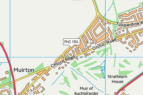 PH3 1RA map - OS VectorMap District (Ordnance Survey)