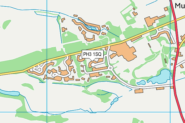 PH3 1SQ map - OS VectorMap District (Ordnance Survey)
