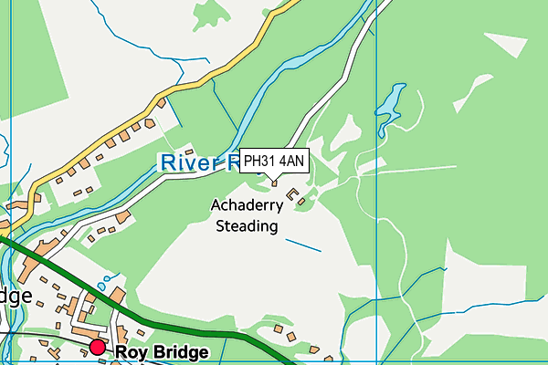 PH31 4AN map - OS VectorMap District (Ordnance Survey)