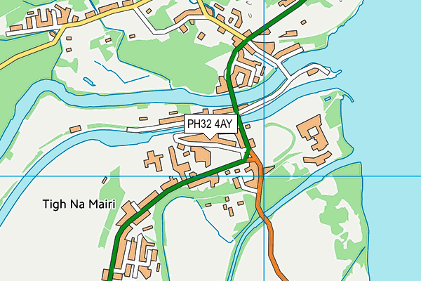 PH32 4AY map - OS VectorMap District (Ordnance Survey)