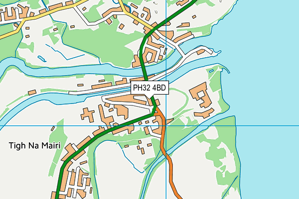 PH32 4BD map - OS VectorMap District (Ordnance Survey)
