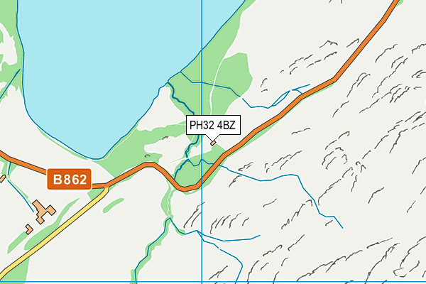 PH32 4BZ map - OS VectorMap District (Ordnance Survey)