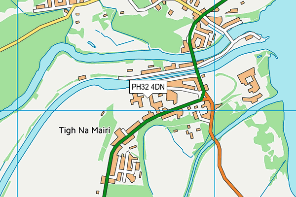 PH32 4DN map - OS VectorMap District (Ordnance Survey)