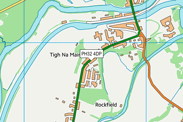 PH32 4DP map - OS VectorMap District (Ordnance Survey)