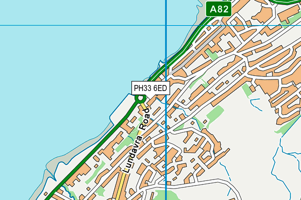 PH33 6ED map - OS VectorMap District (Ordnance Survey)