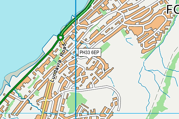PH33 6EP map - OS VectorMap District (Ordnance Survey)