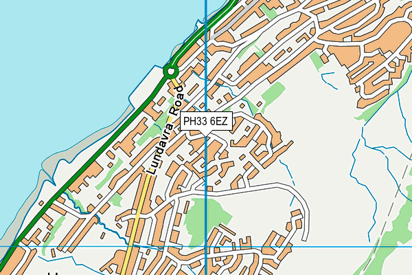 PH33 6EZ map - OS VectorMap District (Ordnance Survey)