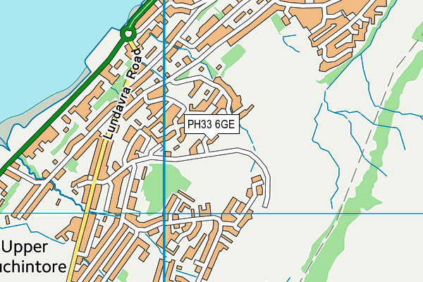 PH33 6GE map - OS VectorMap District (Ordnance Survey)