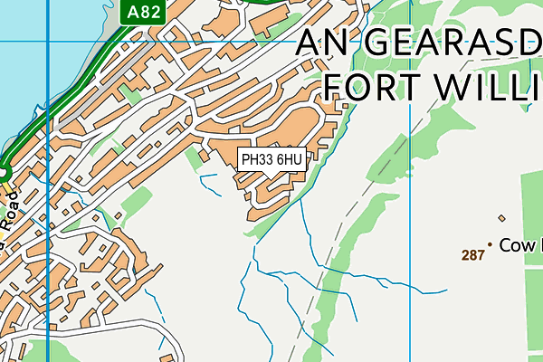 PH33 6HU map - OS VectorMap District (Ordnance Survey)