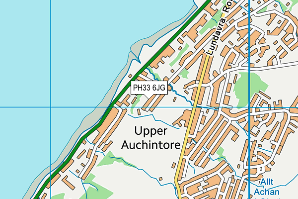 PH33 6JG map - OS VectorMap District (Ordnance Survey)