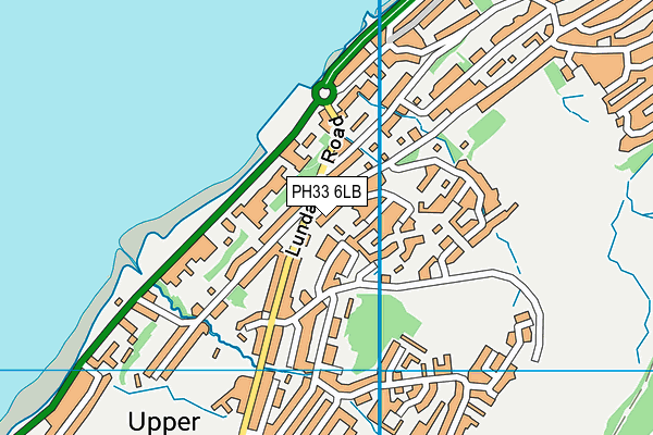 PH33 6LB map - OS VectorMap District (Ordnance Survey)