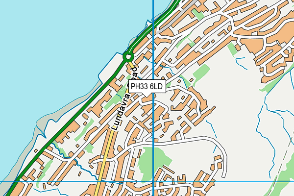 PH33 6LD map - OS VectorMap District (Ordnance Survey)