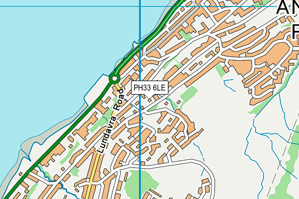 PH33 6LE map - OS VectorMap District (Ordnance Survey)