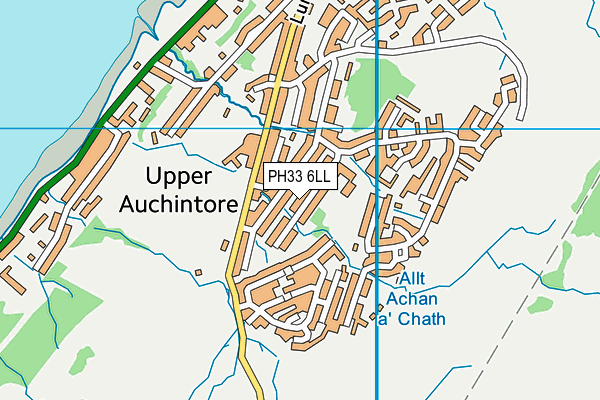 PH33 6LL map - OS VectorMap District (Ordnance Survey)