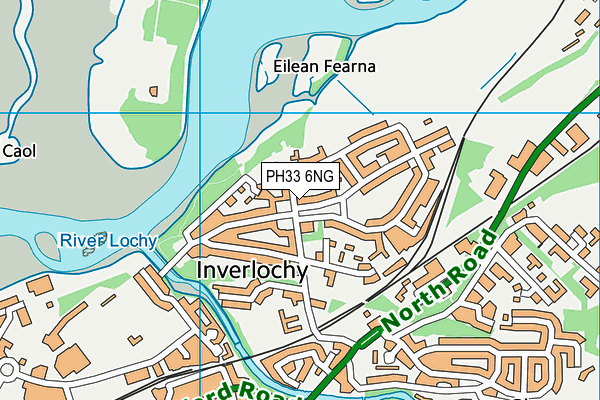 PH33 6NG map - OS VectorMap District (Ordnance Survey)
