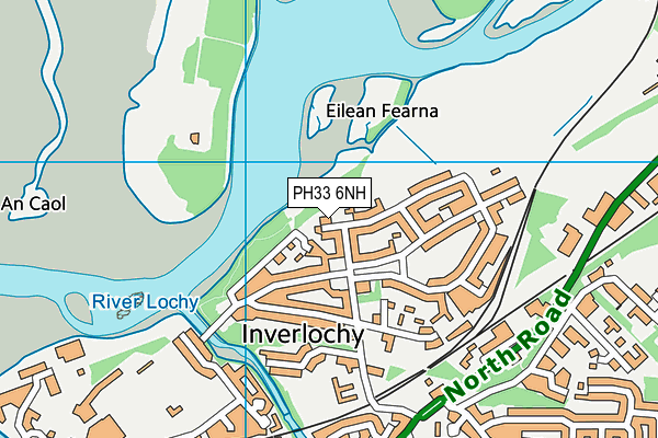 PH33 6NH map - OS VectorMap District (Ordnance Survey)