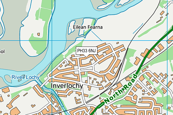 PH33 6NJ map - OS VectorMap District (Ordnance Survey)