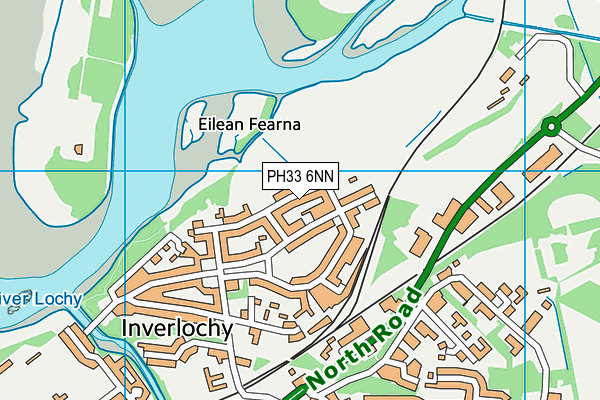 PH33 6NN map - OS VectorMap District (Ordnance Survey)