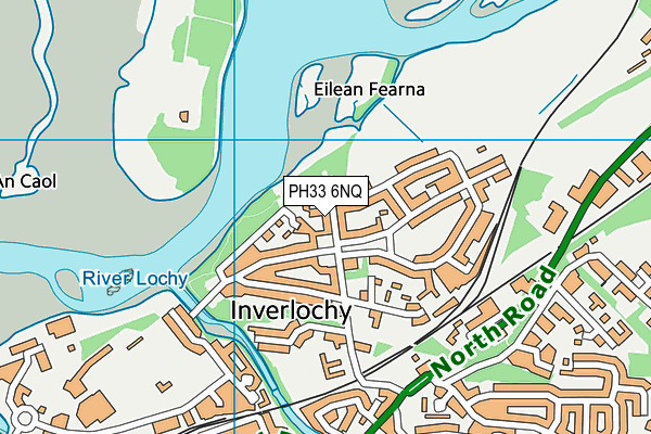 PH33 6NQ map - OS VectorMap District (Ordnance Survey)