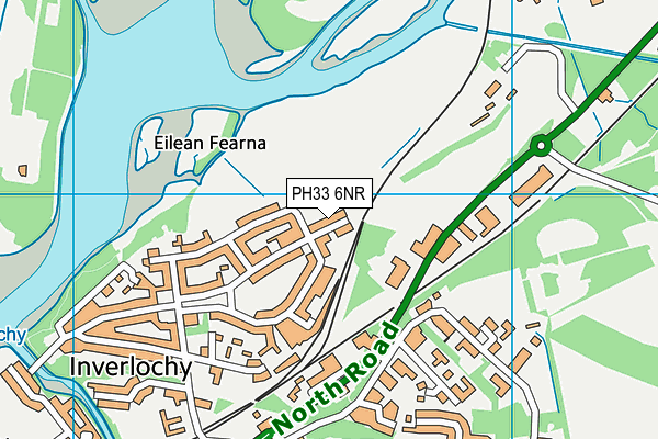 PH33 6NR map - OS VectorMap District (Ordnance Survey)