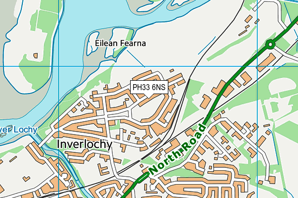PH33 6NS map - OS VectorMap District (Ordnance Survey)