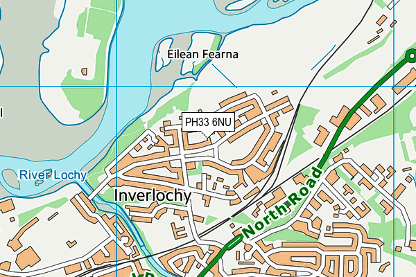 PH33 6NU map - OS VectorMap District (Ordnance Survey)