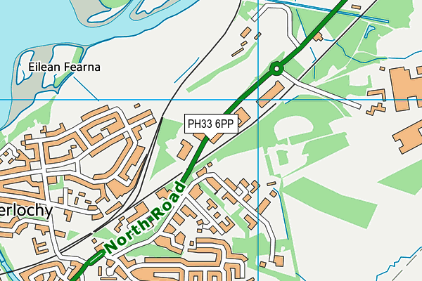 PH33 6PP map - OS VectorMap District (Ordnance Survey)