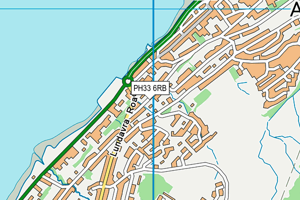PH33 6RB map - OS VectorMap District (Ordnance Survey)