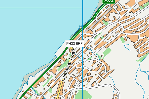 PH33 6RF map - OS VectorMap District (Ordnance Survey)