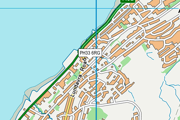 PH33 6RG map - OS VectorMap District (Ordnance Survey)