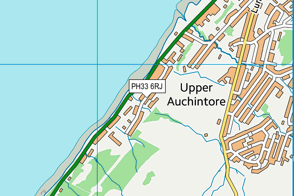 PH33 6RJ map - OS VectorMap District (Ordnance Survey)