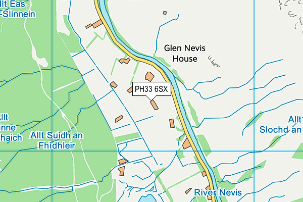 PH33 6SX map - OS VectorMap District (Ordnance Survey)