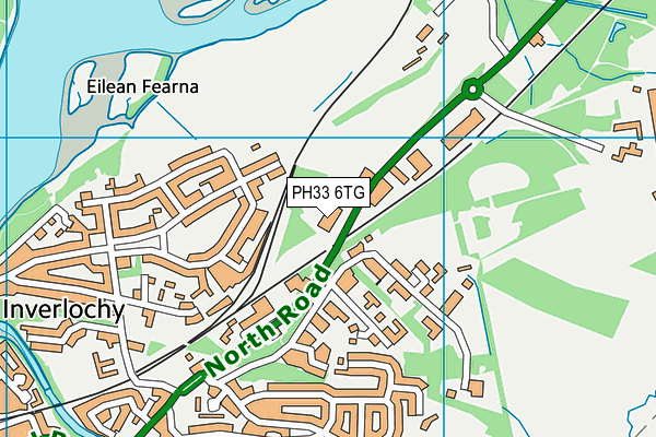 PH33 6TG map - OS VectorMap District (Ordnance Survey)