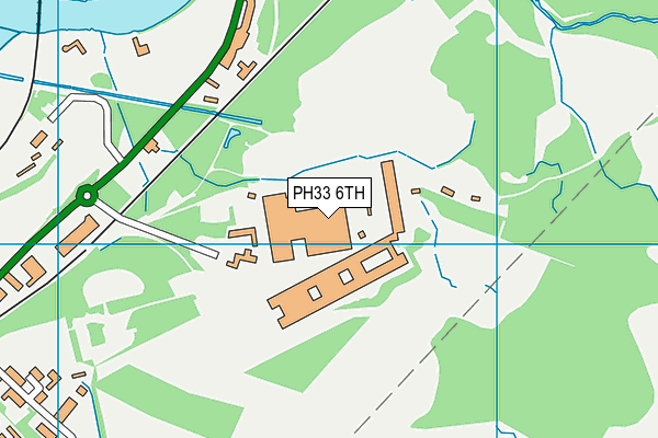 PH33 6TH map - OS VectorMap District (Ordnance Survey)