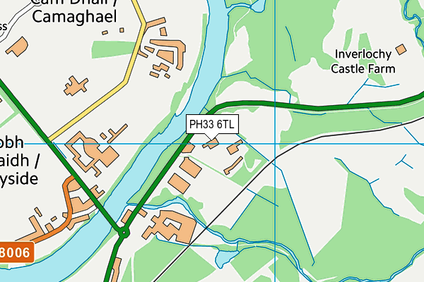 PH33 6TL map - OS VectorMap District (Ordnance Survey)