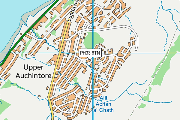 PH33 6TN map - OS VectorMap District (Ordnance Survey)