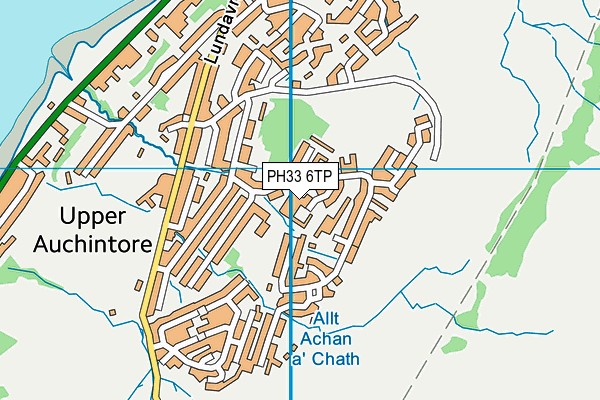 PH33 6TP map - OS VectorMap District (Ordnance Survey)
